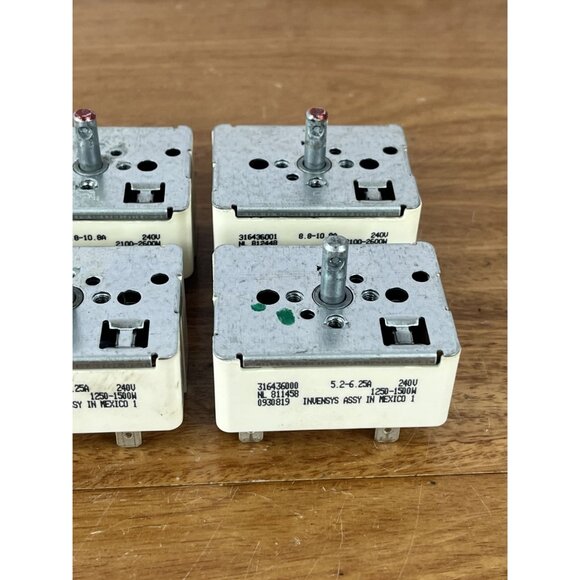 Genuine Frigidaire Electric Oven Surface Element Switch 316436001 316436000 x 4 - Picture 5 of 8